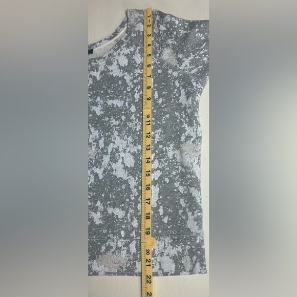 Womens J. Crew Gray White Paint Splatter Pullover Sweater Sweatshirt Sz M 80’s - Picture 7 of 8